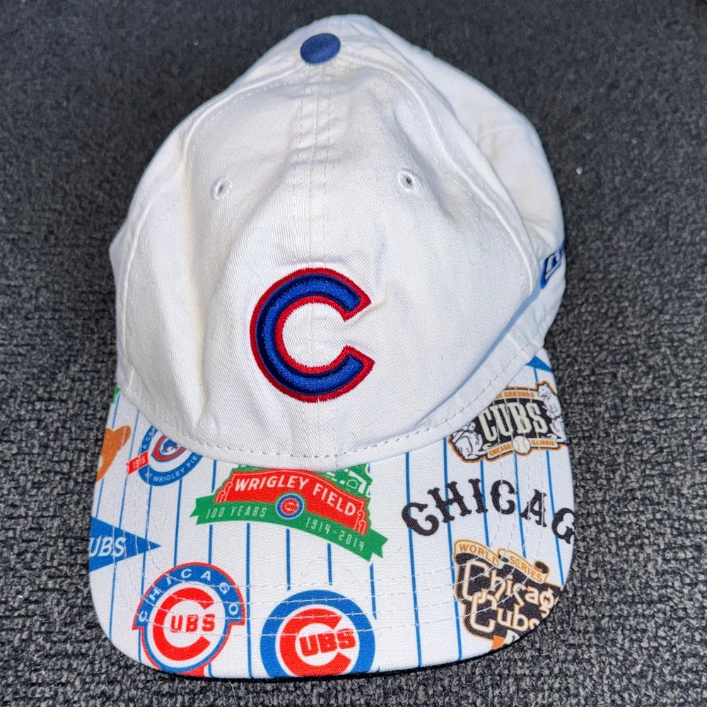 New Era Chicago Cubs 100th Anniversary Baseball Cap Hat Various Logos